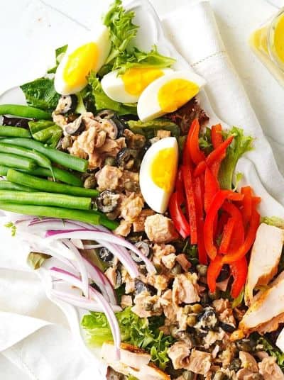 Chicken-Nicoise-Salad lazy keto meals