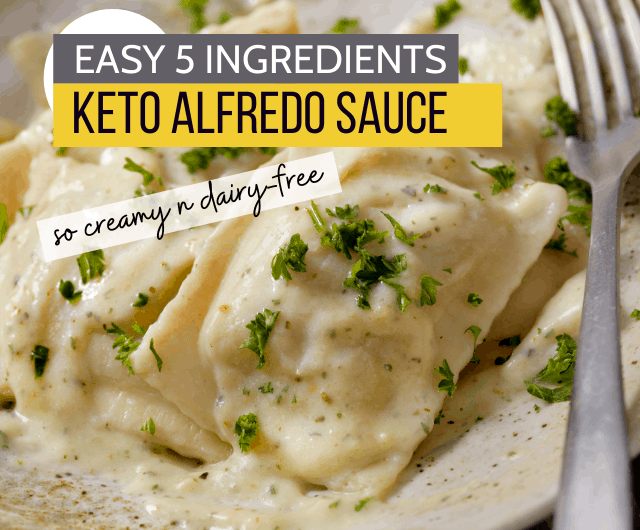 5 Ingredient Keto Alfredo Sauce Recipe
