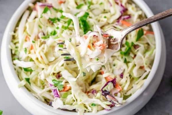 DAIRY-FREE KETO LOW-CARB COLESLAW
