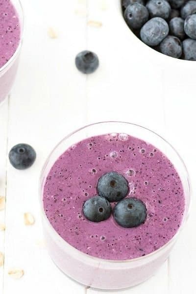 oatmeal blueberry smoothie