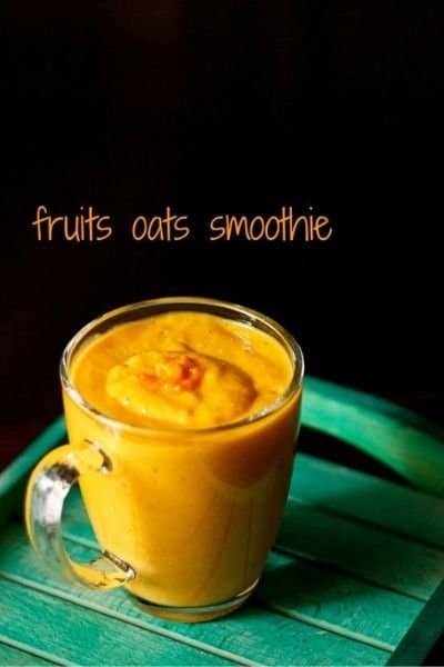 oats fruit smoothie