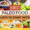 paleo diet food lists