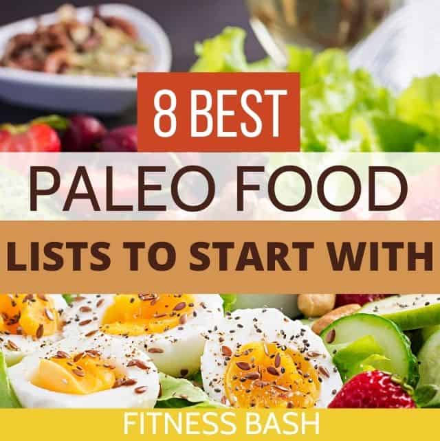 paleo diet food lists
