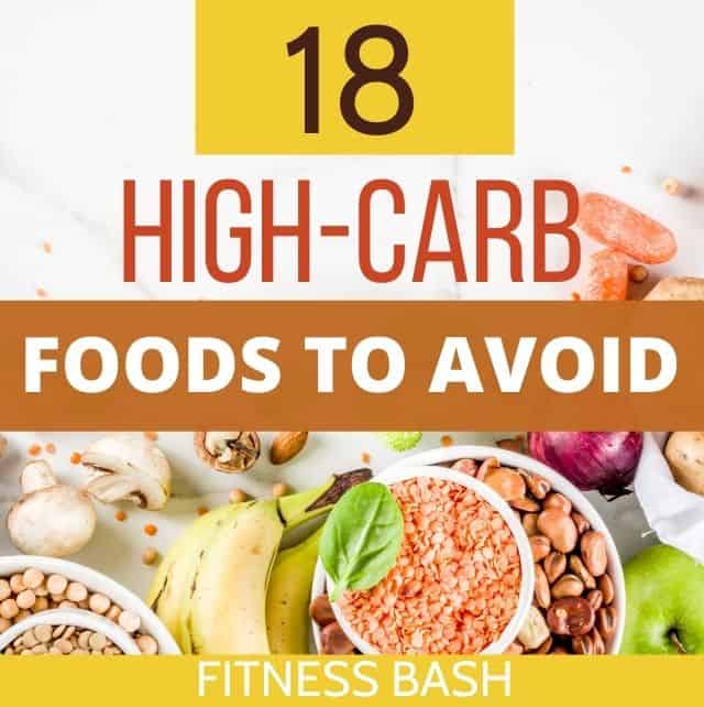 high-carb foods to avoid