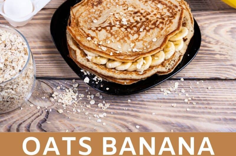 Oats Banana Healthy Pancake Recipe
